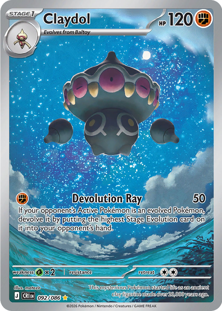 Claydol, Chaos Rising, card 092/086