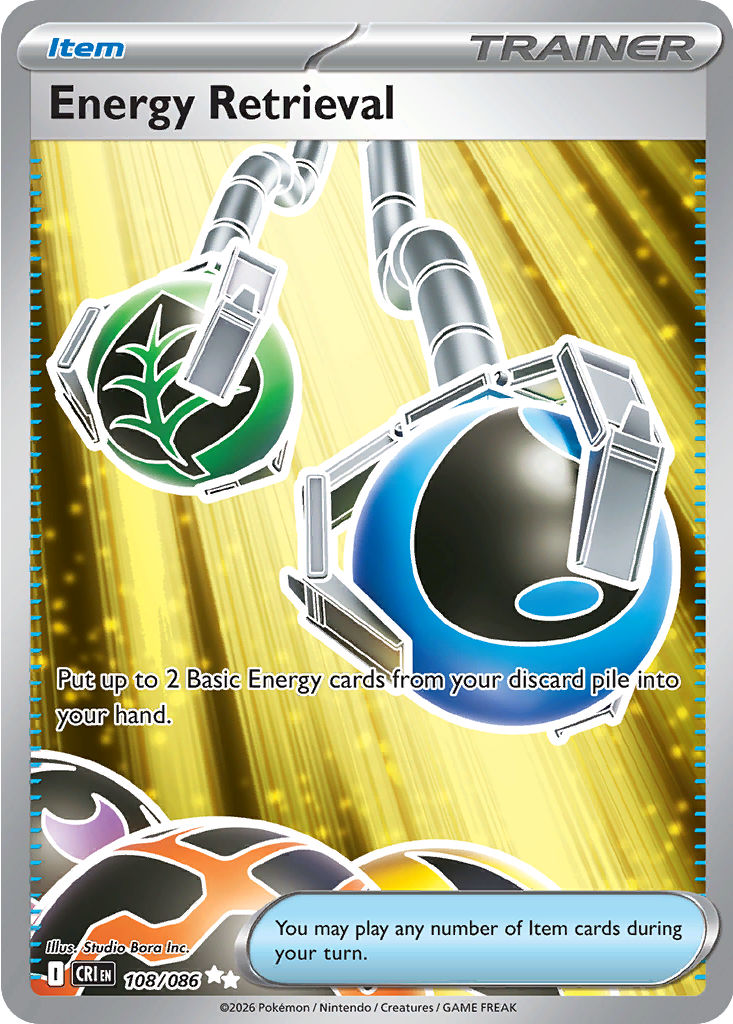 Energy Retrieval, Chaos Rising, card 108/086