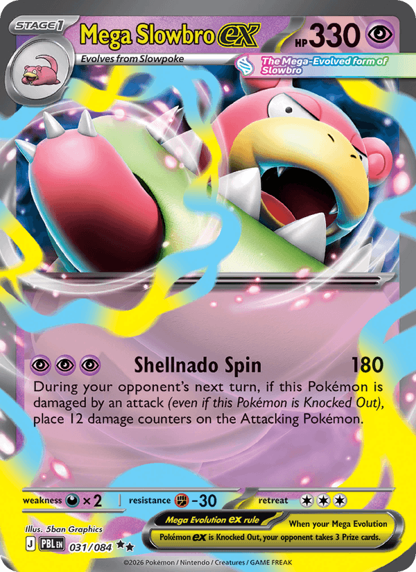 Mega Slowbro ex, Pitch Black, card 031/084