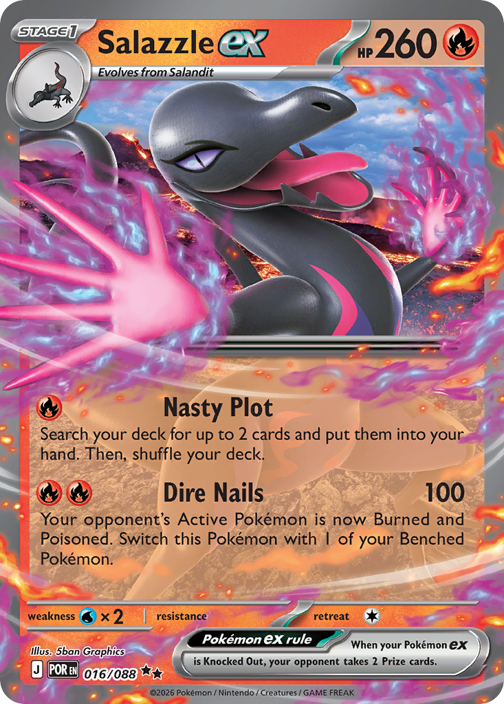 Salazzle ex, Perfect Order, card 016/088