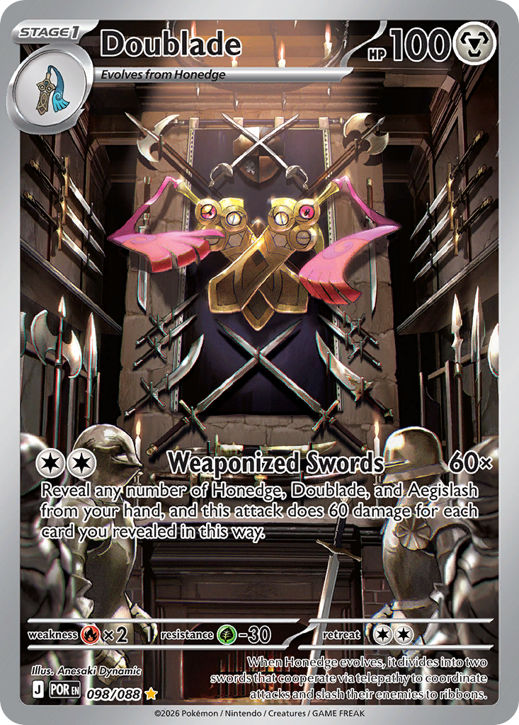 Doublade, Perfect Order, card 098/088